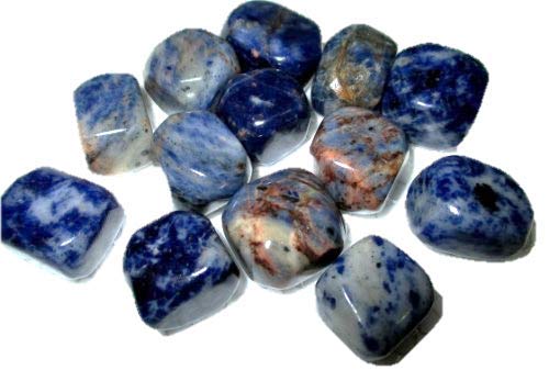 Jet Wow Sodalite Tumbled Stone 100 1 Free Booklet Crystal Therapy - jet-csv