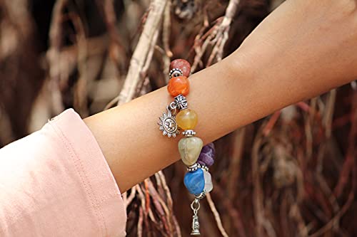Jet Energized Handmade L-AVA BEADS CHAKRA HAMSA BRACELET Power Tree of Life  L-ava Men Women Stretch Balancing Positive Energy Free Booklet Crystal  Therapy IMAGE IS JUST A REFERENCE - jet-csv