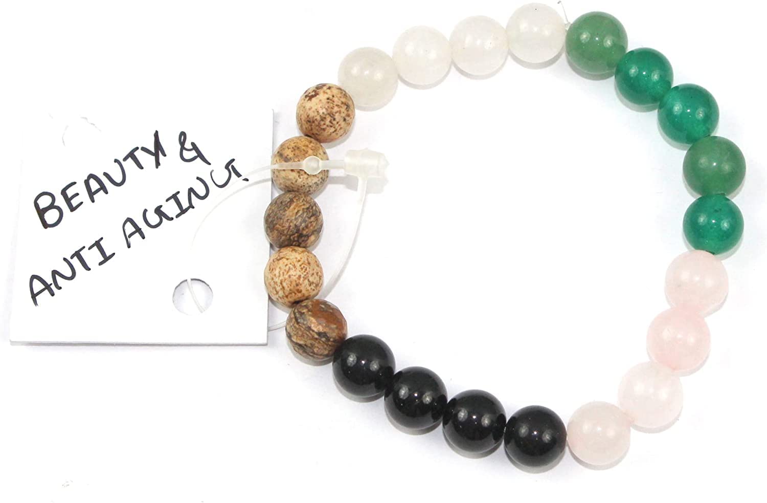 7 Chakra Bracelet, Lava Bracelet, Onyx Bracelet, Semi Precious Natural  Gemstone Beads Reiki Healing Bracelets(Pack Of 1)