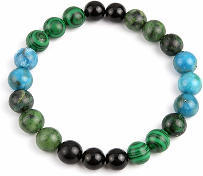 Jet Capricorn Zodiac Bracelet | 8mm Beads | Confidence | Health Balancing