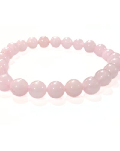 Jet Rose Bracelet | 8mm Beads | Unconditional Love | Chakra Balancing
