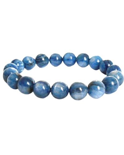 Jet Kyanite Bracelet | 8mm Beads | Calm Thoughts | Mental Clarity