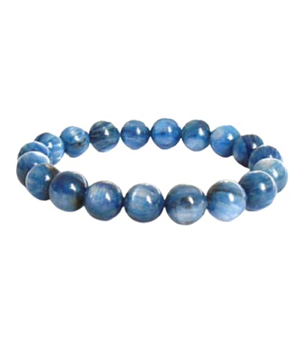 Jet Kyanite Bracelet | 8mm Beads | Calm Thoughts | Mental Clarity