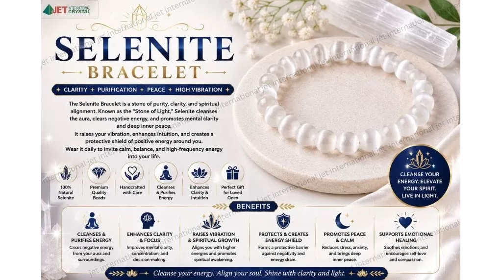 Selenite Bracelet
