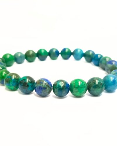 Jet Azurite Bracelet | 8mm Beads | Releases stress | Jupiter Balancing