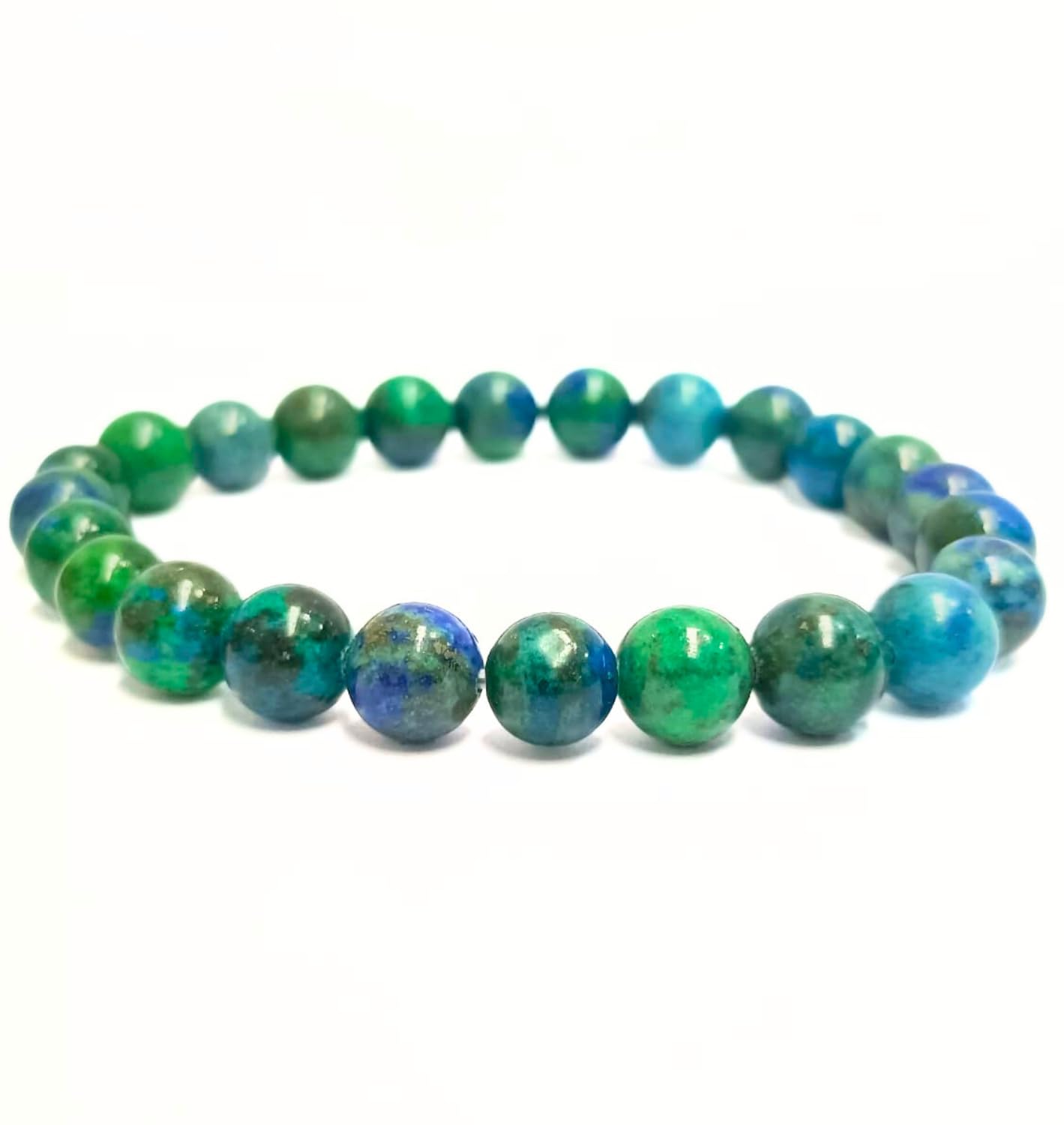 Jet Azurite Bracelet | 8mm Beads | Releases stress | Jupiter Balancing