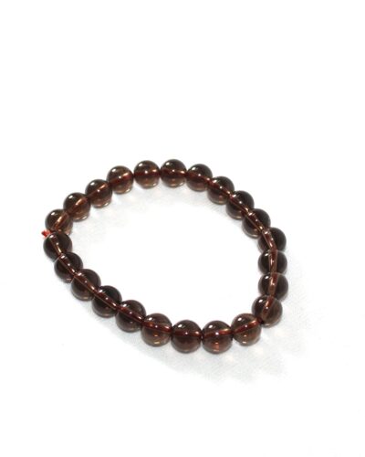 Jet Smokey Bracelet | 8mm Beads | Grounding Energy | Negative Energy Remove