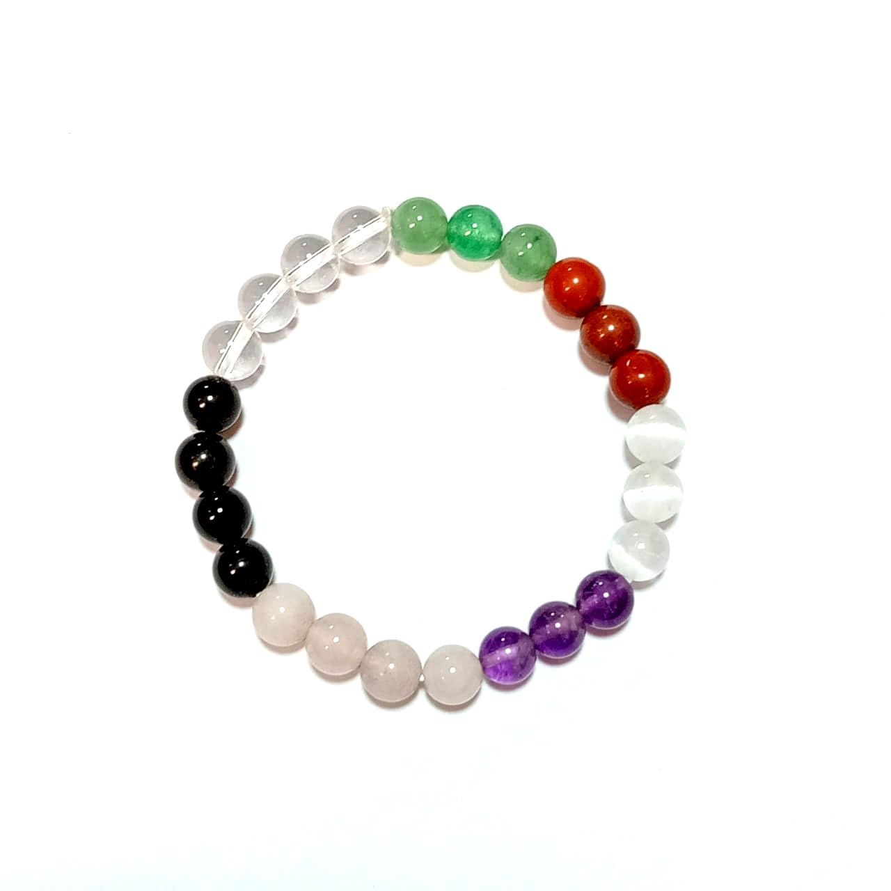 Jet Stress And Anxiety Bracelet | 8mm beads | Mind Relaxation |  Tension Release
