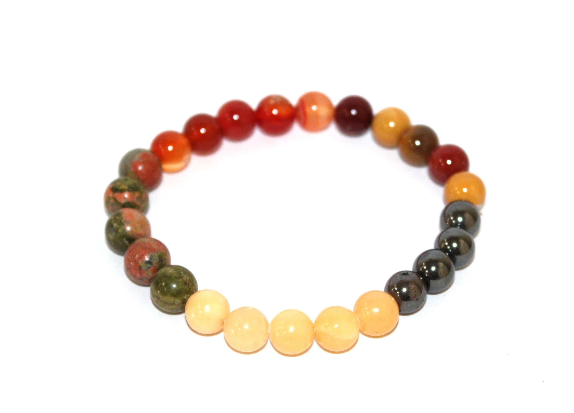 Jet Weight Gain Bracelet | 8mm Beads| Body Vitality | Better Appetite