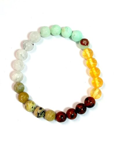 Jet Good Luck Bracelet | 8mm Beads | Opportunity Create | Success Flow