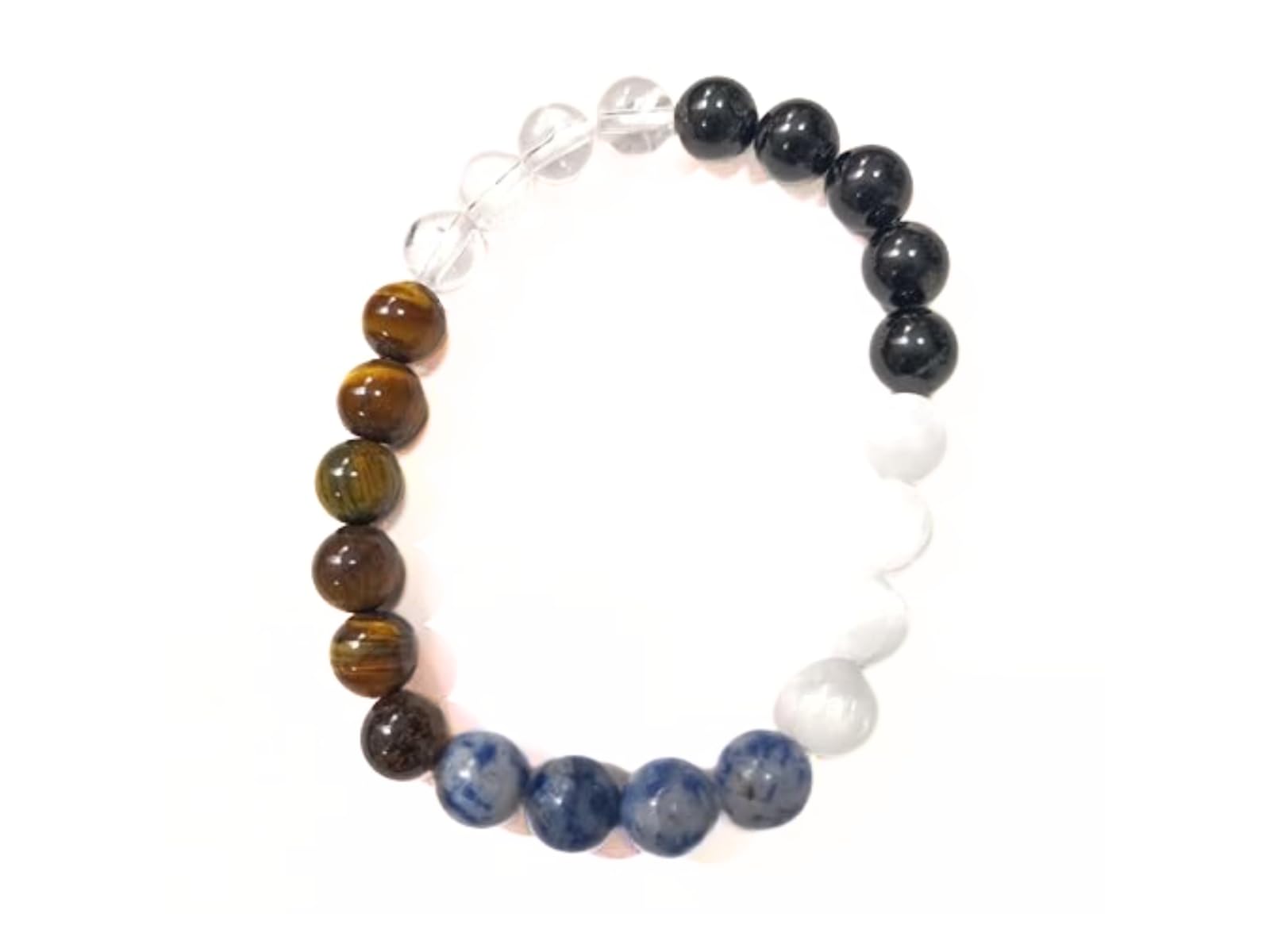 Jet Focus & Concentration Bracelet | 8mm Beads | Mind Discipline | Memory Support