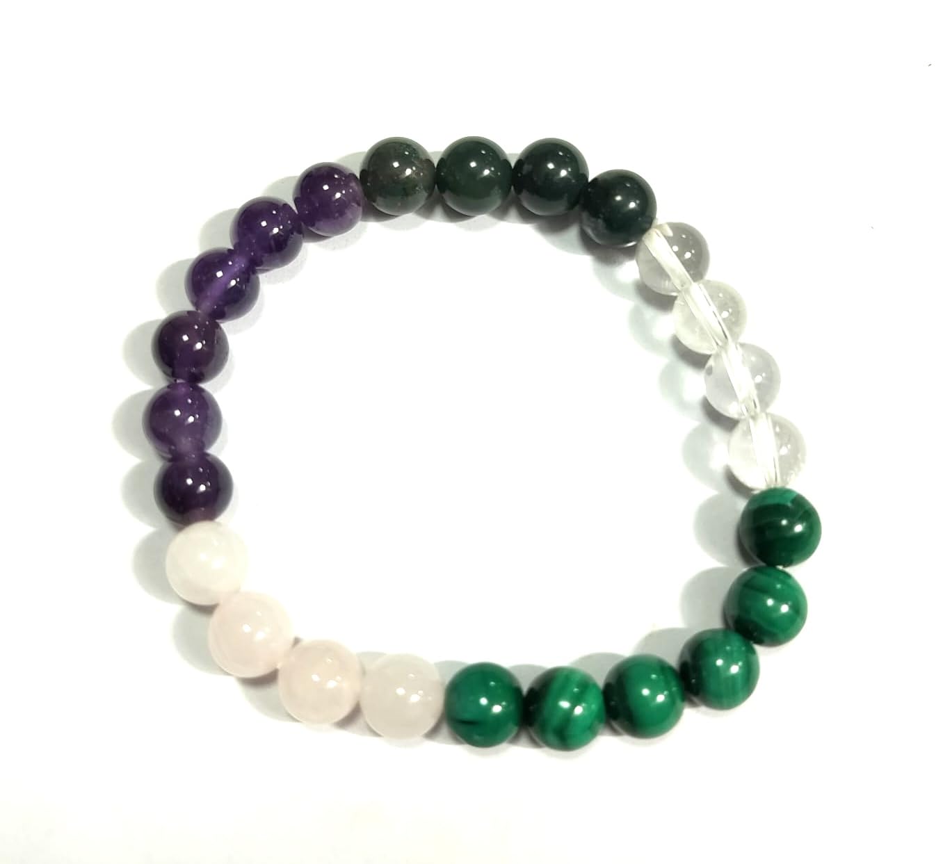 Jet Blood Pressure Bracelet | 8mm Beads | Stress Reduction | Blood Pressure Control