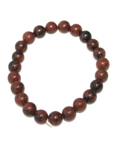 Jet Mahogany  Bracelet | 8mm Beads | Grounding Power | Emotional Balance | Mars-Ketu Balancing