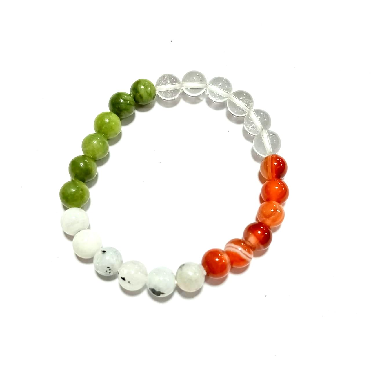 Jet PCOD Bracelet | 8mm Beads | Mood Stability | Stress Relief