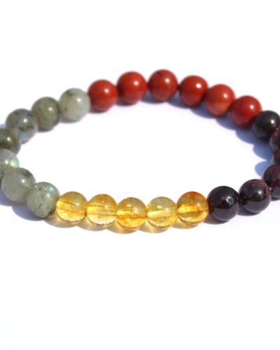Jet Constipation & diarrhea Bracelet | 8mm | Digestive Calm | Emotional Stability