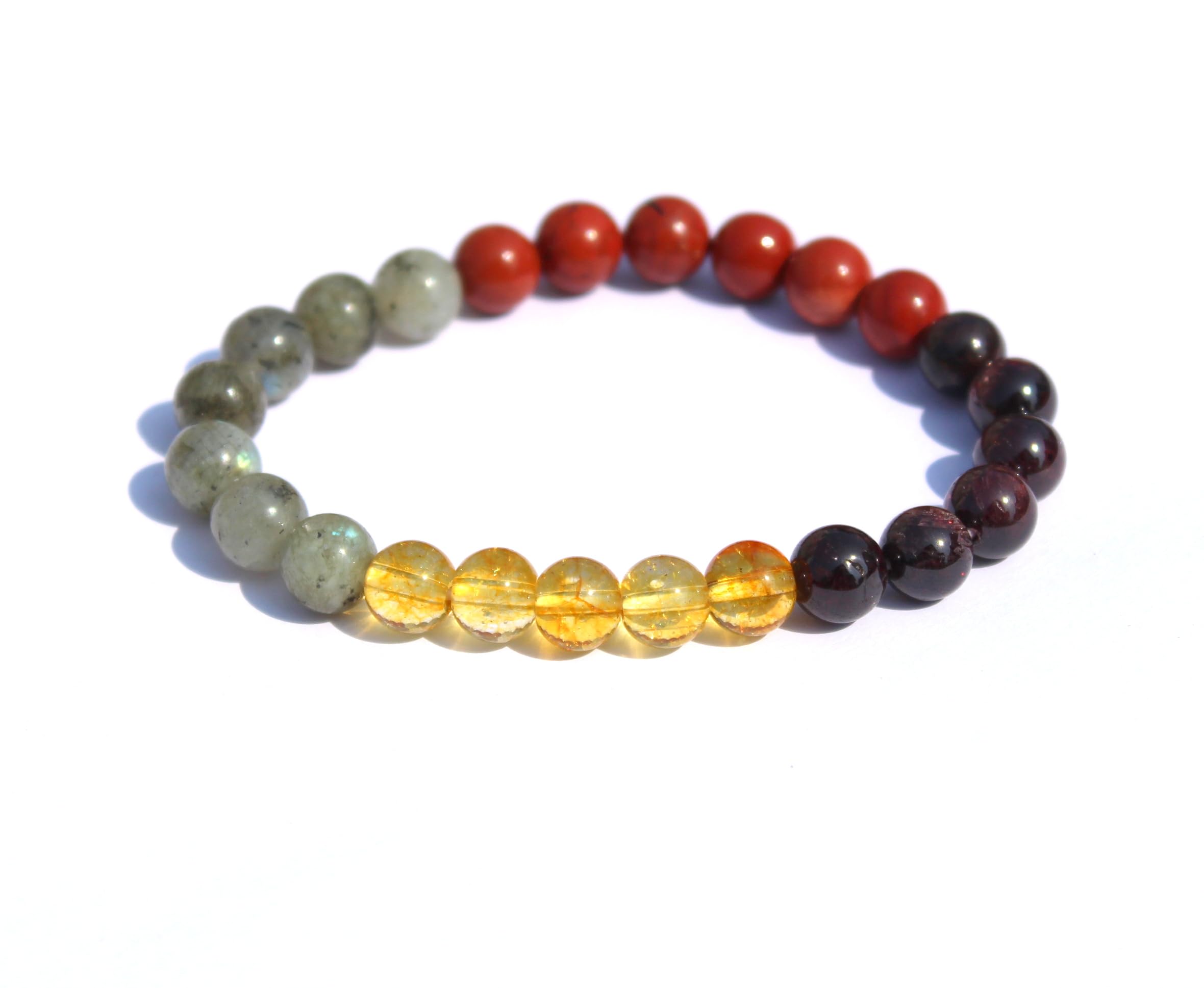 Jet Constipation & diarrhea Bracelet | 8mm | Digestive Calm | Emotional Stability