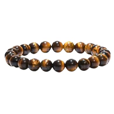 Jet Tiger eye Bracelet | 8mm Beads | Confidence Boost | Focus |