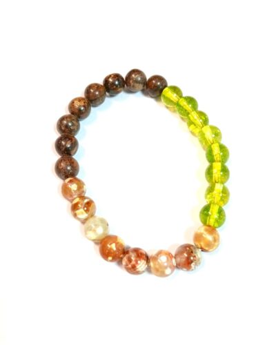 Jet Immunity & Weakness Bracelet | 8mm Beads | Stress Reduction | Inner Strength
