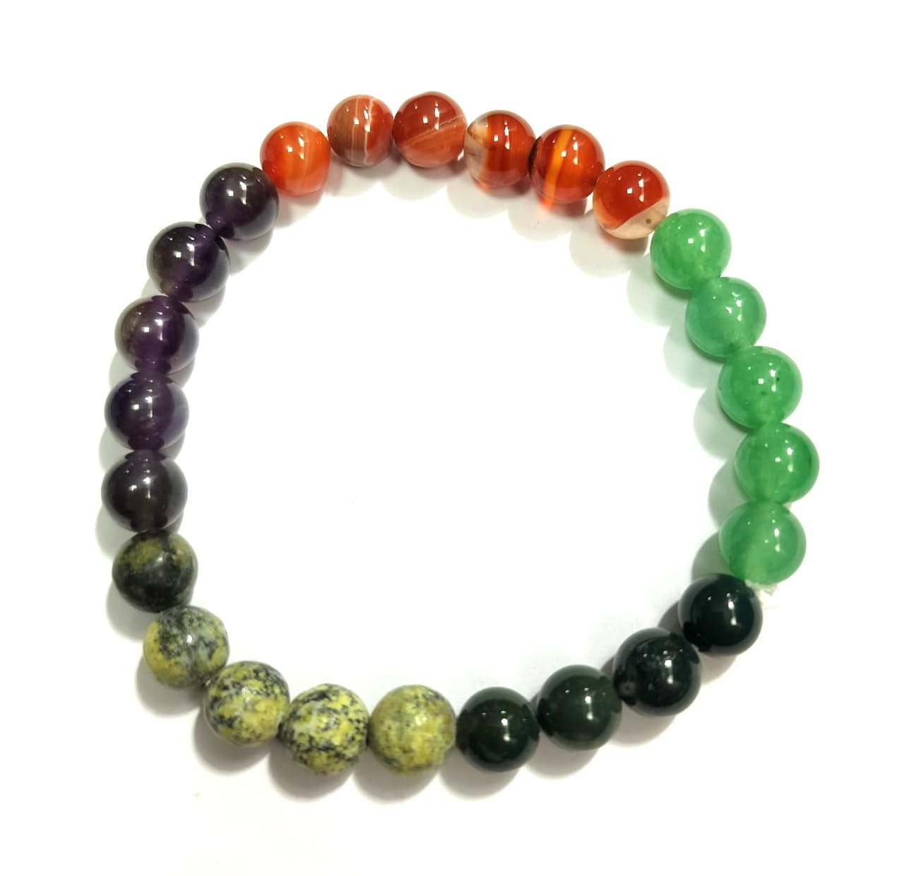 Jet Cholesterol Bracelet | 8mm Beads | Healthy Motivation | Energy Balance