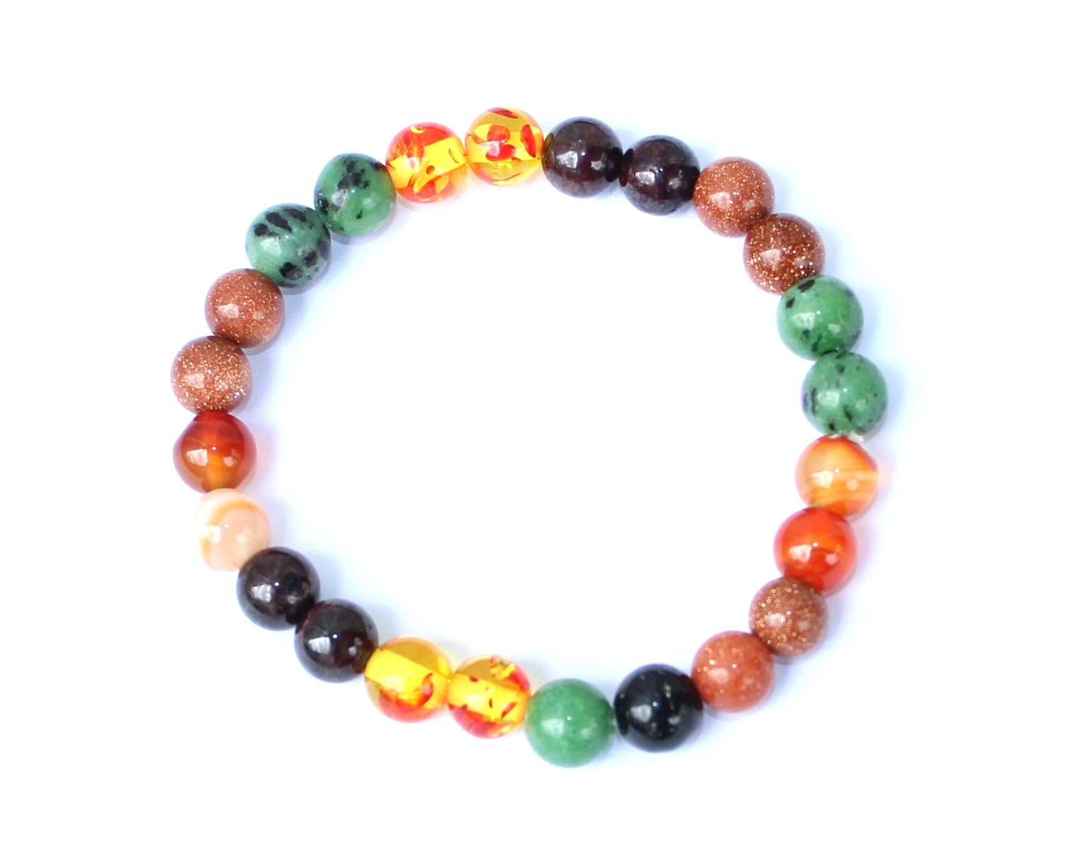 Jet Ruling Number 1 Bracelet | 8mm Beads | Leadership Boost | High Confidence