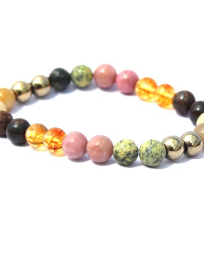 Jet Ruling Number 3 Bracelet | 8mm Beads | Attracting wealth | Focus & Clarity