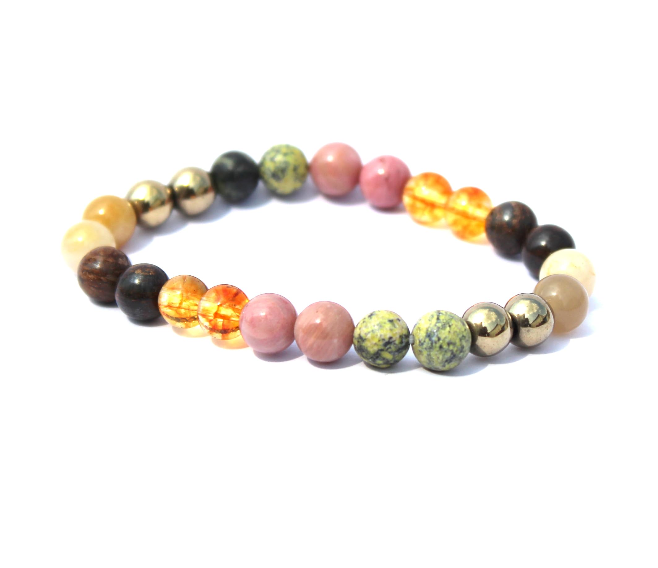 Jet Ruling Number 3 Bracelet | 8mm Beads | Attracting wealth | Focus & Clarity
