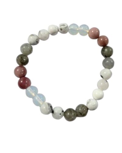 Jet Ruling Number 5 Bracelet | 8mm Beads | Confidence & Courage | Quick Decision Making