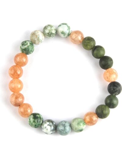 Jet Leo Zodiac Bracelet | 8mm Beads | Sensuality | Leadership