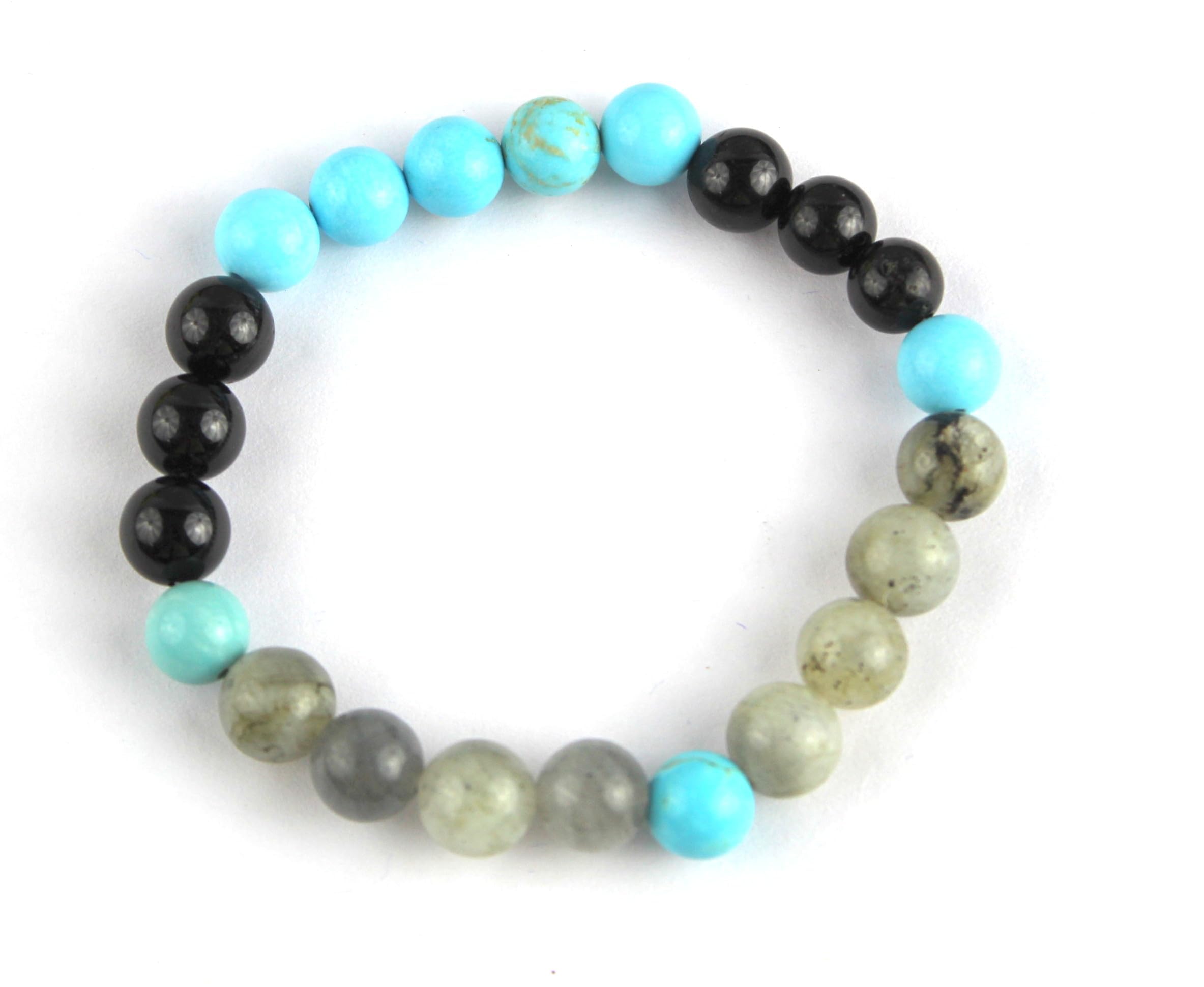 Jet Scorpio Zodiac Bracelet | 8mm Beads | Emotional Balance | Ambitious & Enticing