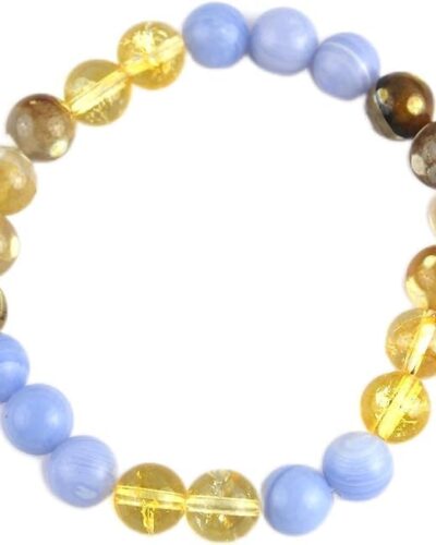 Jet Sagittarius Zodiac Bracelet | 8mm Beads | Spiritual Energy | Optimism & Joy