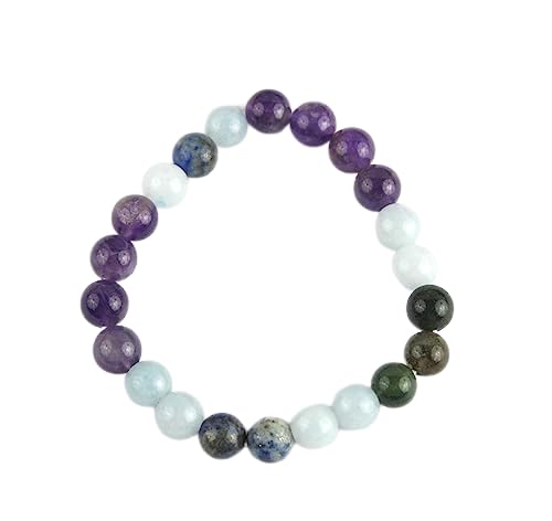 Jet Pisces Zodiac Bracelet | 8mm Beads | Peace | Grounding & protection