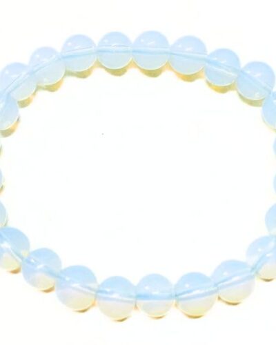 Jet Opalite Bracelet | 8mm Beads | Improve Communication | Control Moodswing