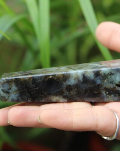 Labradorite Gemstone Tower | 3.5-4 inch | Transformation Energy & Aura Protection | Natural | Home Decor
