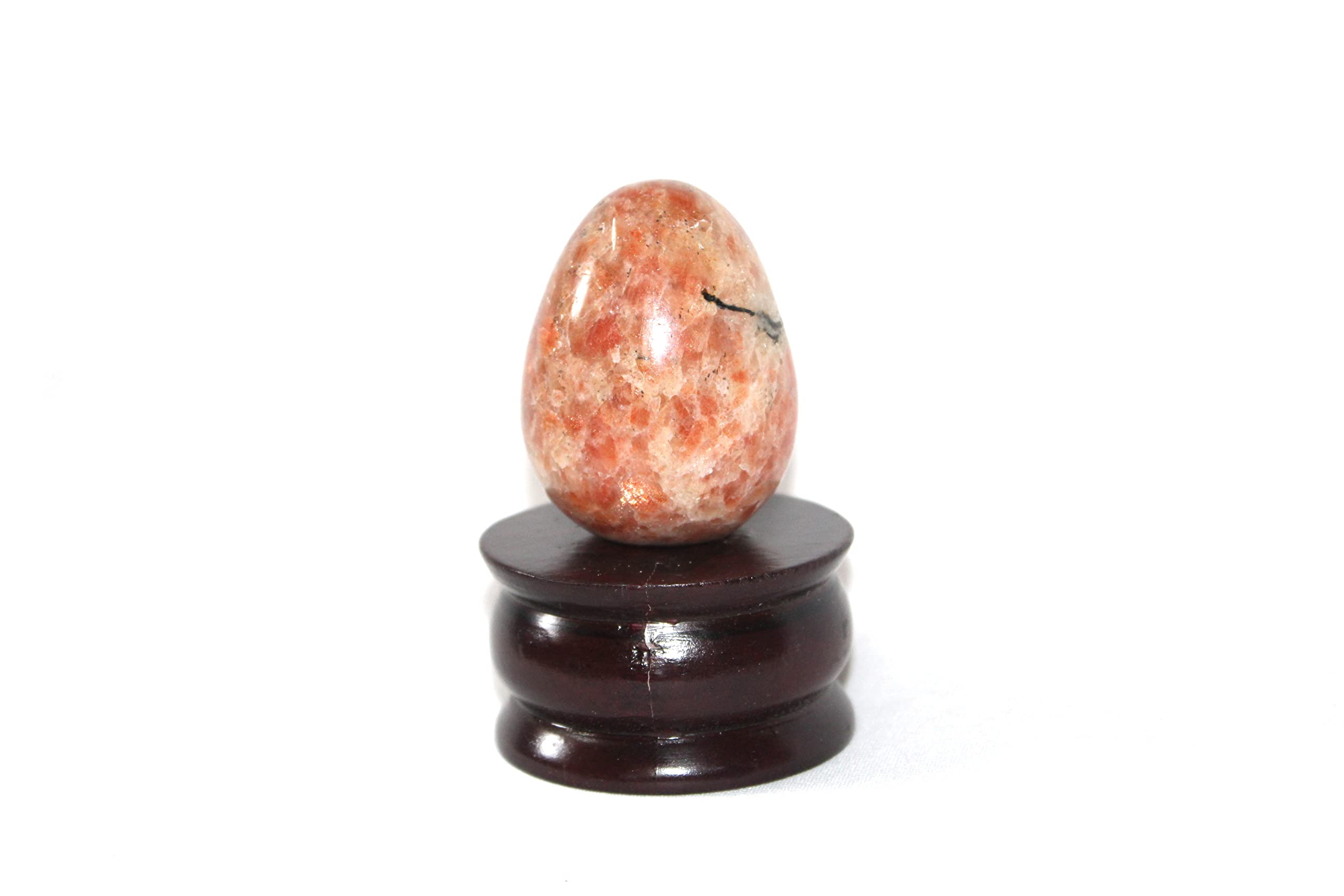 Sunstone Gemstone Egg | 2-inch | Positivity & Vitality | Home-Office Decor