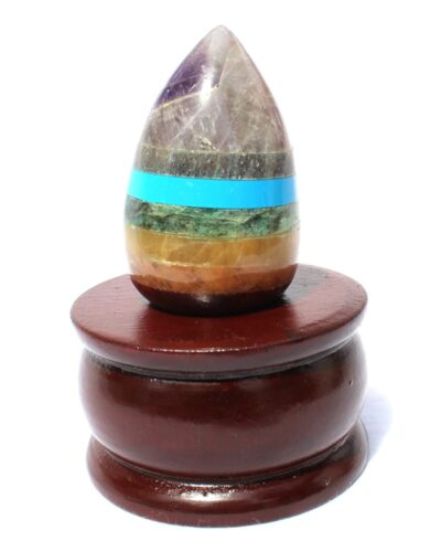 Bonded Gemstone Egg | 2-inch | Home Office Decor