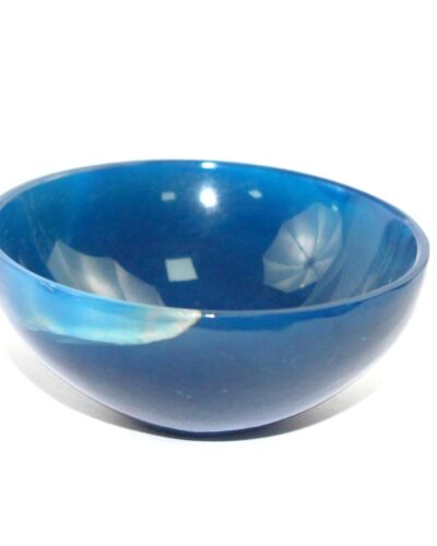 Blue Chalcedony Bowl | 2-inch | Peace, Reduces stress | Home Decor