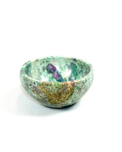 Ruby Fuschite Bowl | 2-inch | Emotional Healing | Home Office Decor
