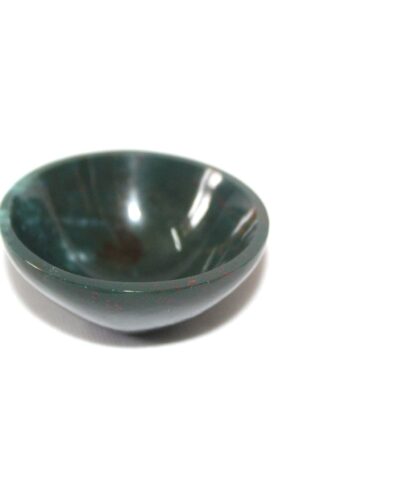 Bloodstone Gemstone Bowl | 2-inch | Strength & Courage | Home Decor