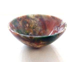 Fancy Jasper Gemstone Bowl | 2-inch | Bringing Wholeness and Healing | Home Decor