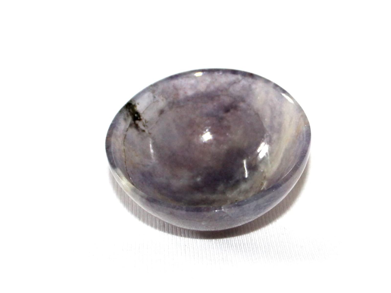 Iolite Gemstone Bowl | 2-inch | Spiritual Awareness | Home Decor