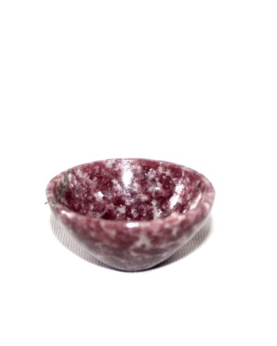 Lepidolite Gemstone Bowl | 2-inch | Reduce Stress & Anxiety | Home Decor