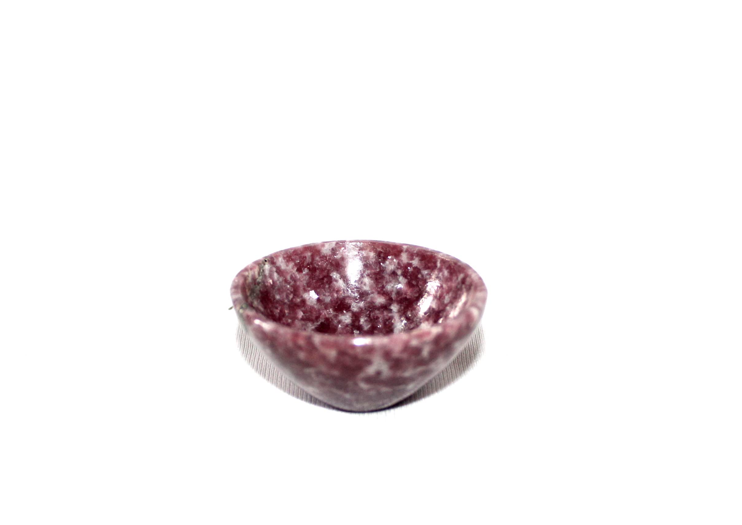 Lepidolite Gemstone Bowl | 2-inch | Reduce Stress & Anxiety | Home Decor