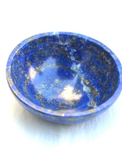 Lapis Gemstone Bowl | 2-inch | Support Inner Truth & Throat Chakra | Home Decor