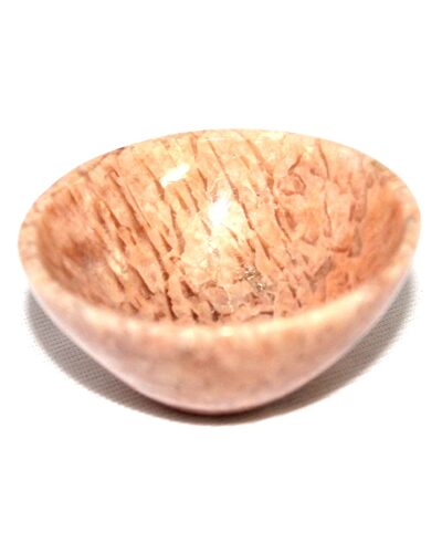 Peach Moonstone Bowl | 2-inch | Illuminates visions & Dreams | Home Decor