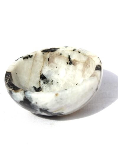 Rainbow Moonstone Gemstone Bowl | 2-inch | Spiritual Growth & Balancing | Home Decor