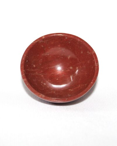 Red Jasper Gemstone Bowl | 2-inch | Strength & Grounding Stability | Home Decor