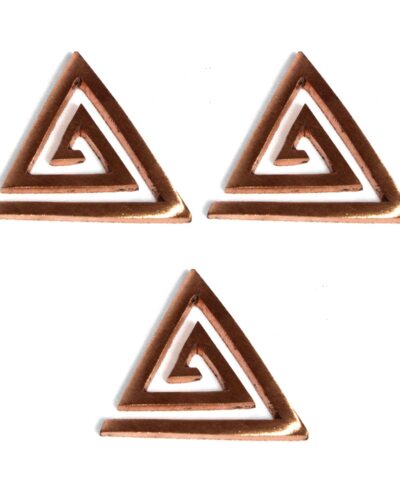 Copper Triangle Helix set of 3 | South-East Corner Decor