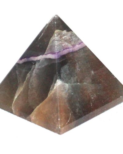 Multi Flourite Pyramid | 1.5-inch | Cleanses and Stabilises the Aura | Natural Stone