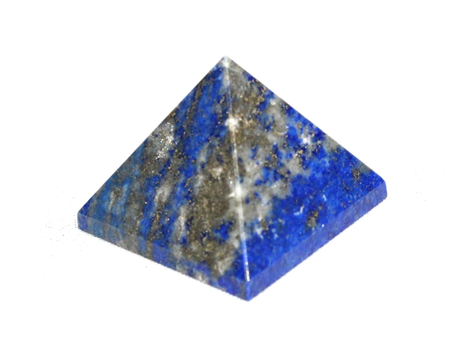 Lapis Lazuli Stone Pyramid | 1.5-2 Inch Approx. | Encouraging clarity, Awareness | Natural Stone | Home Decor