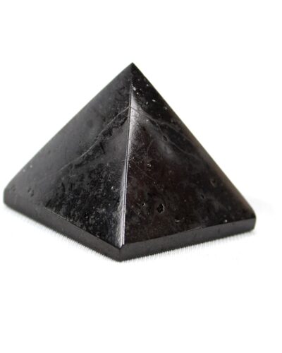Black Tourmaline Pyramid | 2-inch Approx. | Negative energy Removal | Natural Stone | Home Decor